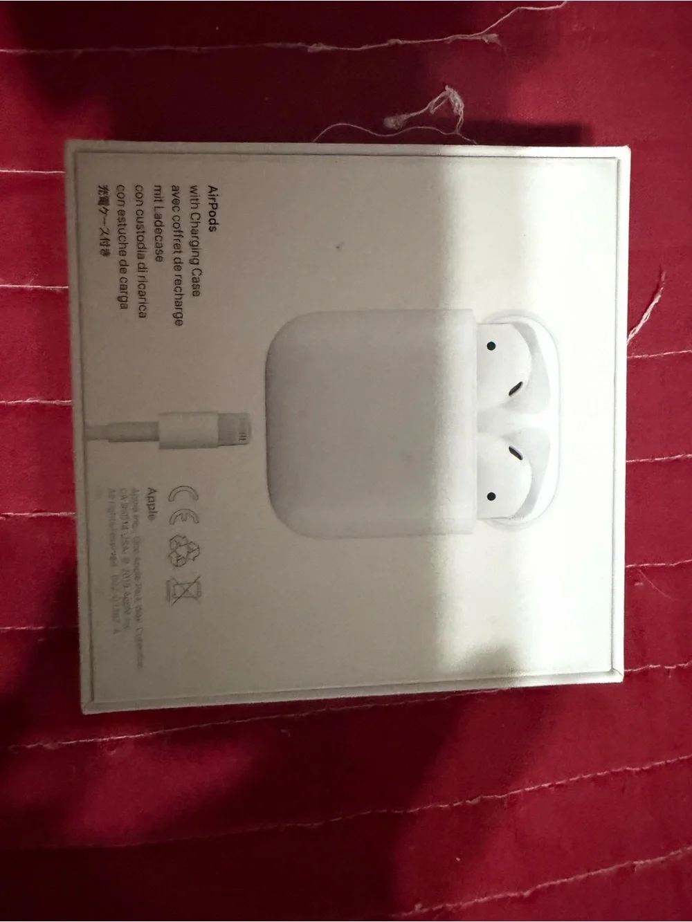 Apple White Wireless Earbuds with Charging Case